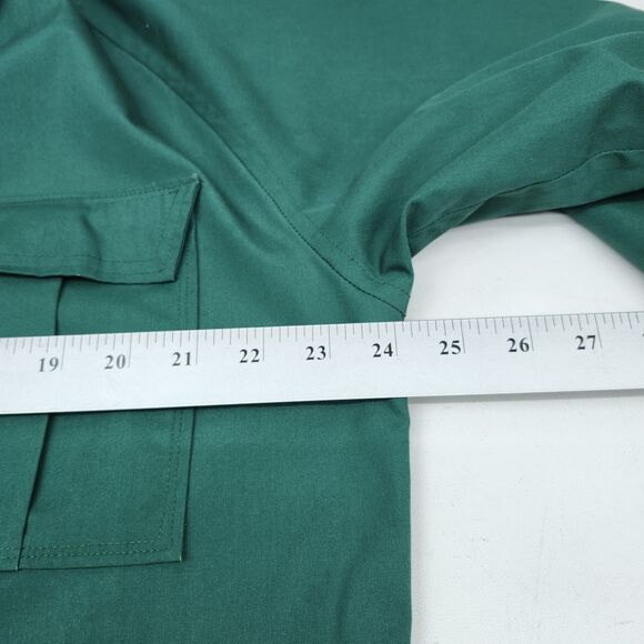 VTG Altra Hooded Jacket Mens Medium Green Beige Pockets Boulder Colorado Outdoor - Picture 10 of 12